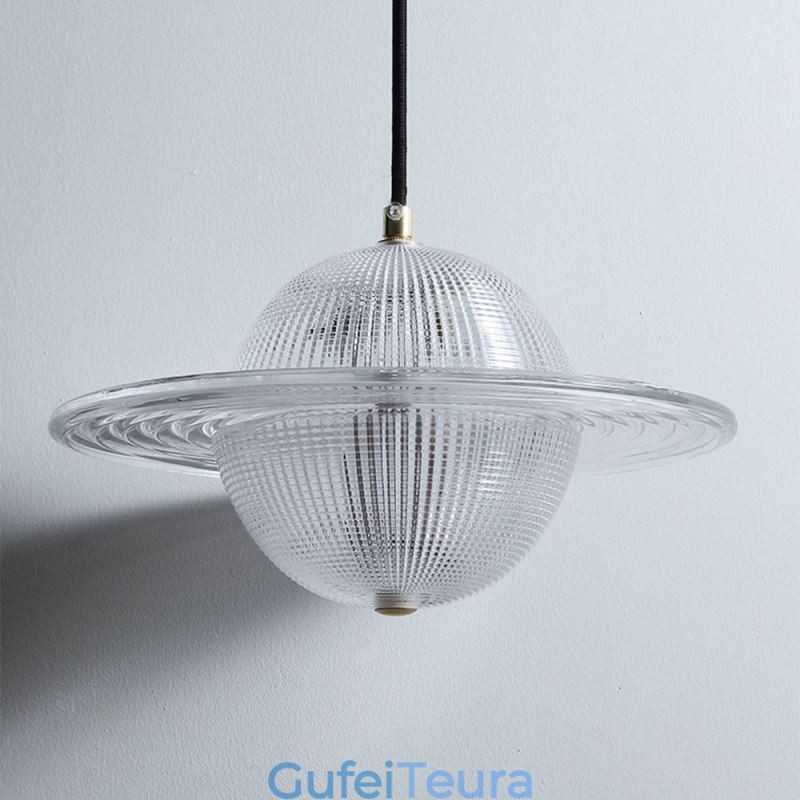 מנורת תקרה מודרנית בצורת תליון זכוכית