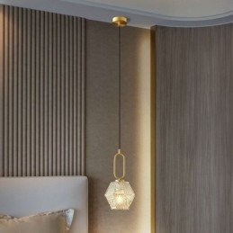 תאורת תליון מודרנית תאורת בית זכוכית יצירתית