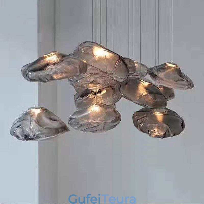Creative Nordic Pendant Light נברשת זכוכית אור תליית אמנות