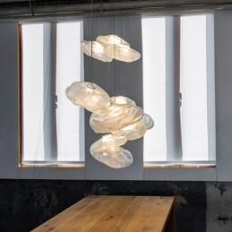 Creative Nordic Pendant Light נברשת זכוכית אור תליית אמנות
