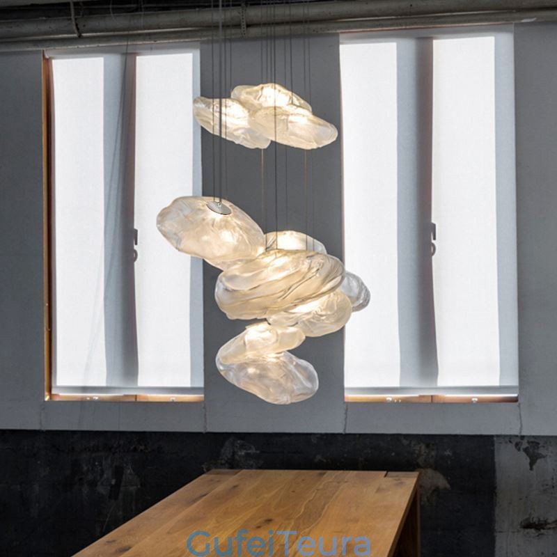 Creative Nordic Pendant Light נברשת זכוכית אור תליית אמנות