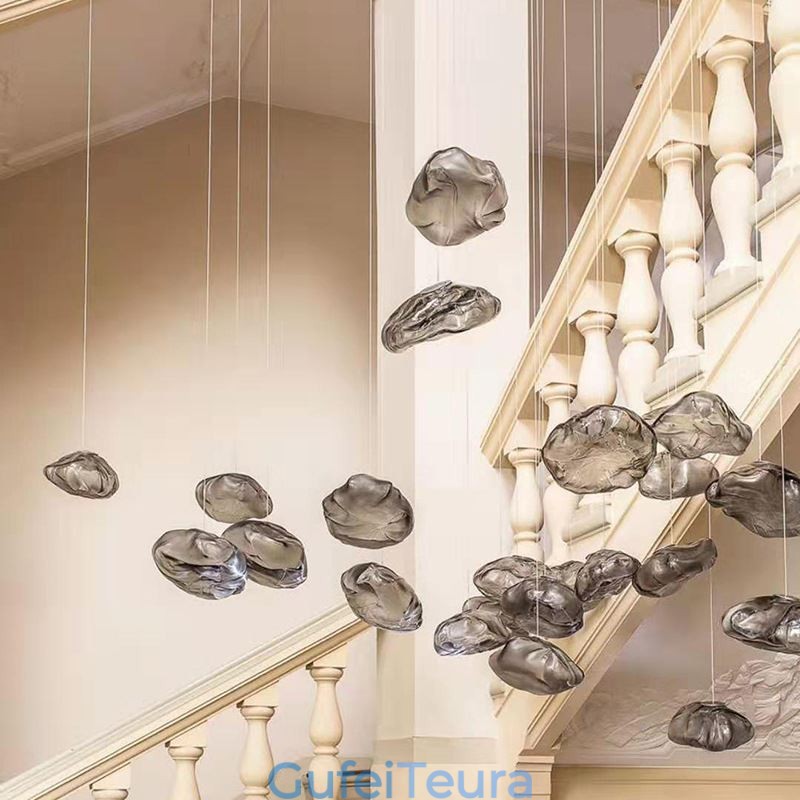 Creative Nordic Pendant Light נברשת זכוכית אור תליית אמנות