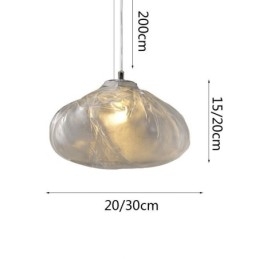 Creative Nordic Pendant Light נברשת זכוכית אור תליית אמנות