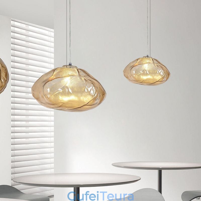 Creative Nordic Pendant Light נברשת זכוכית אור תליית אמנות