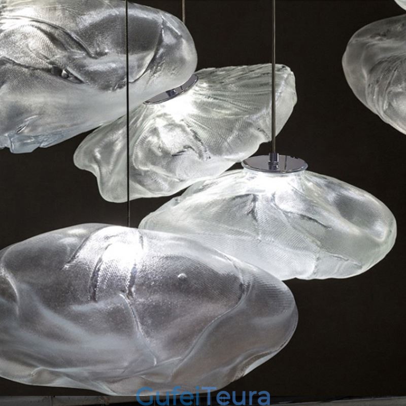 Creative Nordic Pendant Light נברשת זכוכית אור תליית אמנות