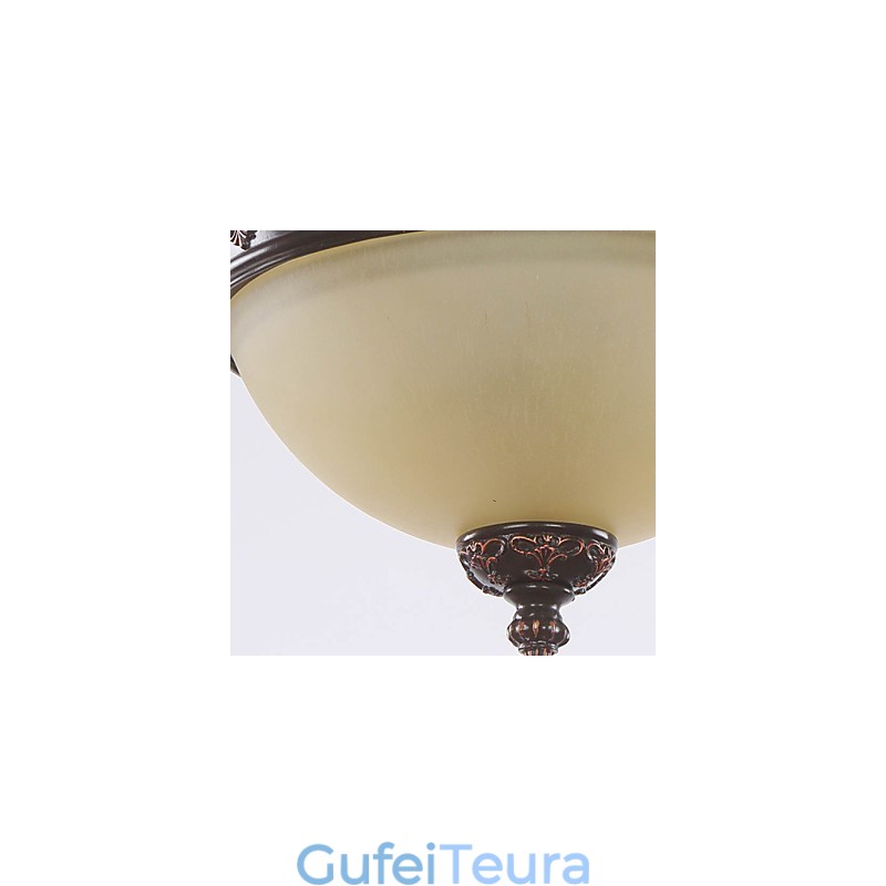 33*אירופה סגנון כפרי קלאסי מנורת אור ספיגה כיפת