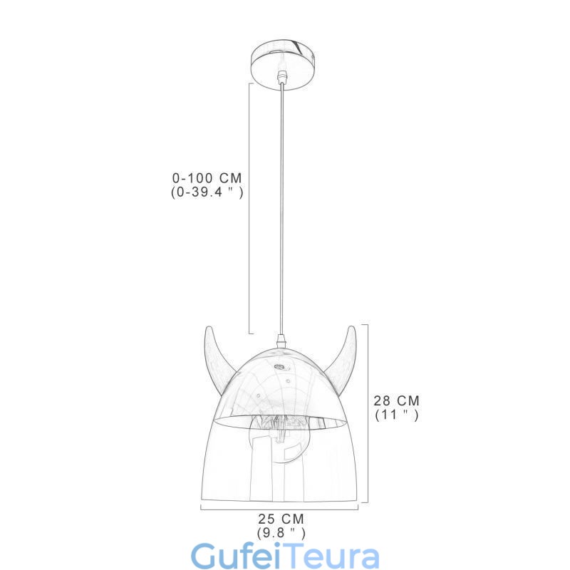 אור תליון זכוכית קלאסי עץ קרן מנורת תאורה יצירתית