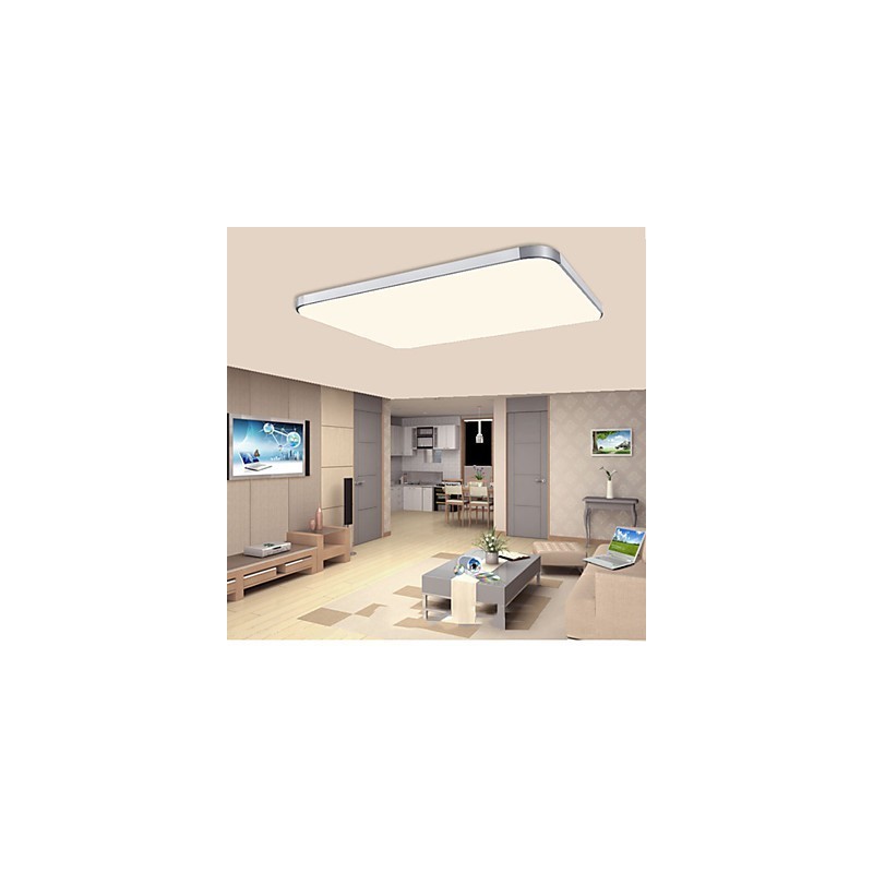 Flush Mounte Light מודרני אלומיניום מנורת ישיבה מלבן צורת אייפון 5 עם אור מתכוונן