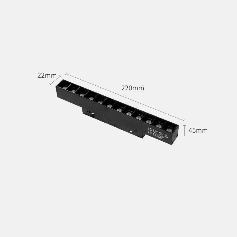 זרקור שקוע מסלול מגנטי אור דקורטיבי אור 6M 36V