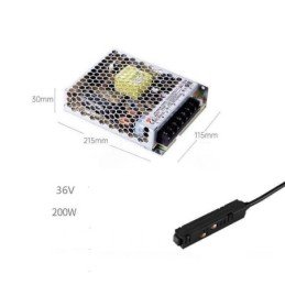 Drive Light Driver 200W 36V Driver ספק כוח עם מחבר מתח מסלול מגנטי