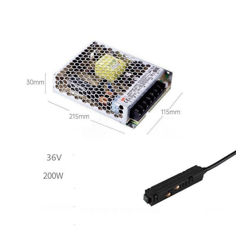 Drive Light Driver 200W 36V Driver ספק כוח עם מחבר מתח מסלול מגנטי