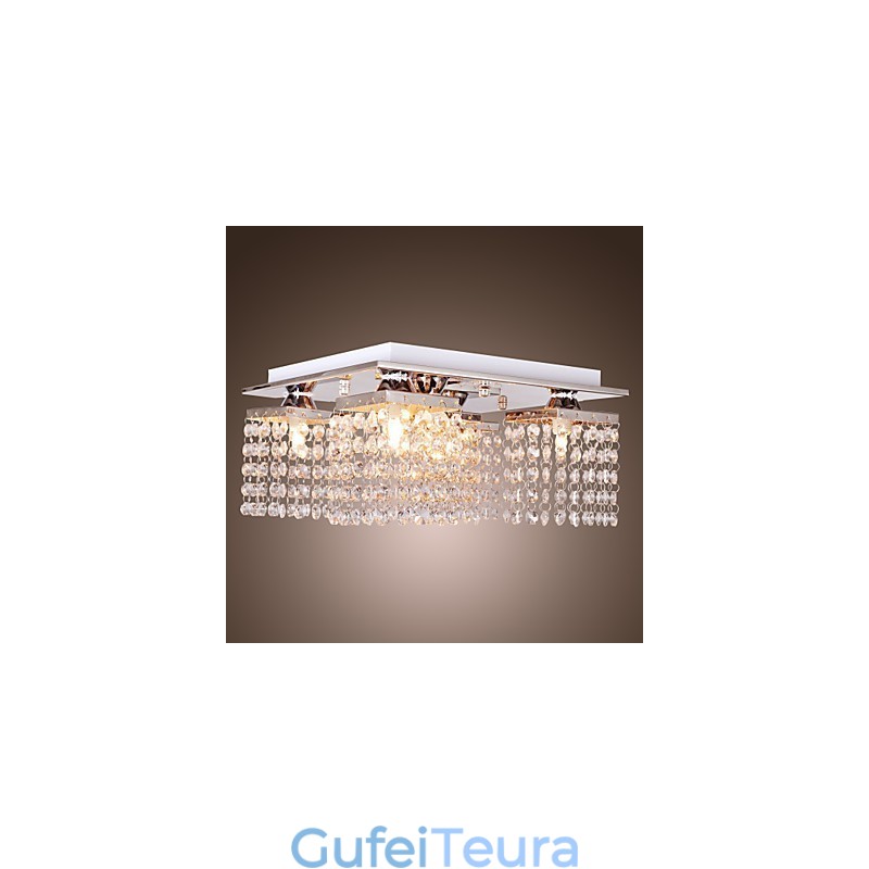 אור תקרה קריסטל מודרני 5 אורות