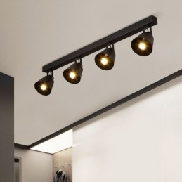 תאורת מסלול ברזל תעשייתי וינטג' כפרי