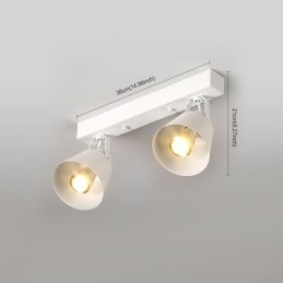 תאורת מסלול ברזל תעשייתי וינטג' כפרי