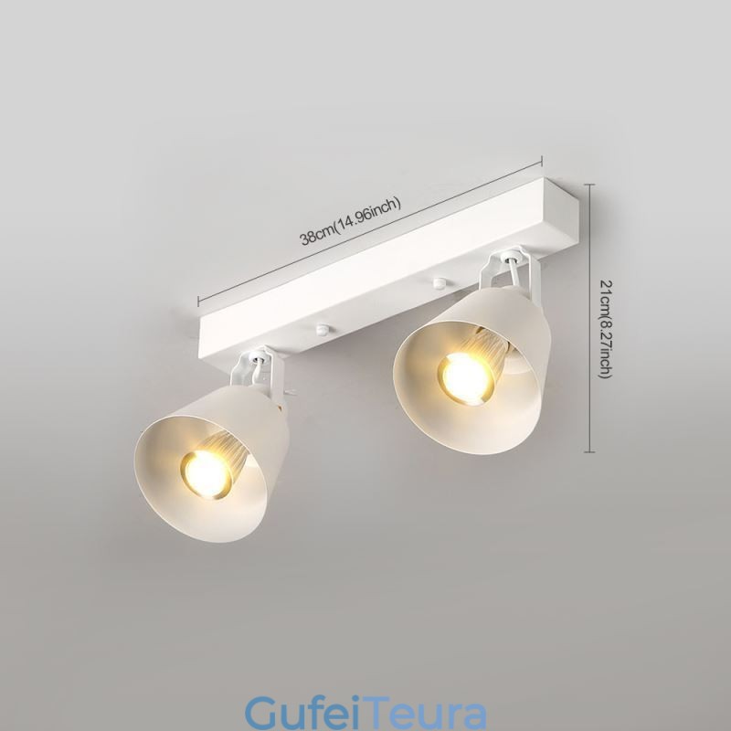 תאורת מסלול ברזל תעשייתי וינטג' כפרי