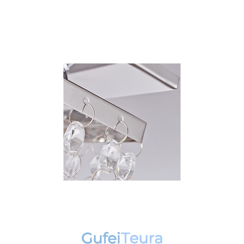 אור תקרה קריסטל מודרני 5 אורות