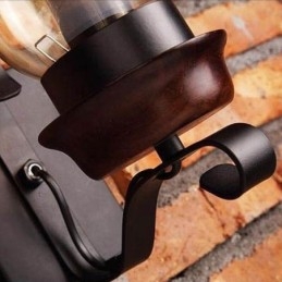 רטרו כפרי נורדי זכוכית מנורת קיר חדר שינה קיר פמוט קיר תעשייתי בציר תעשייתי גופי תאורה