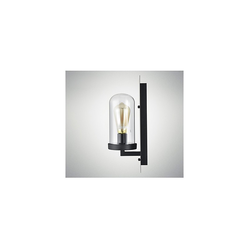 גופי סגנון כפרי ברזל זכוכית פמוט קיר רטרו מנורת קיר אור מארה"ב