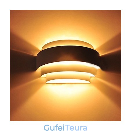 פלאש הר קיר אורות מודרני עכשווי מתכת