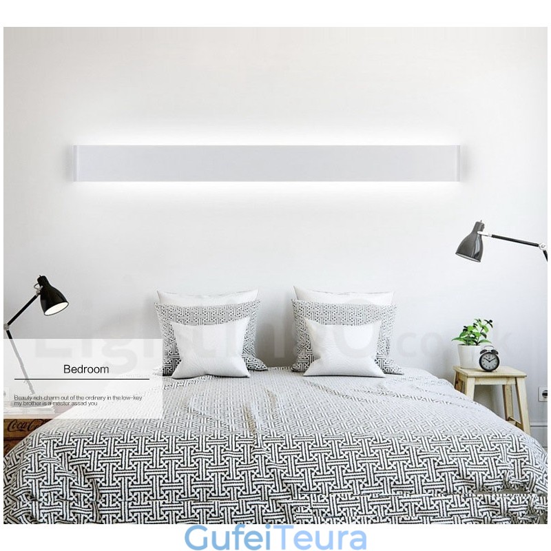 ארוכות מודרניות עכשוויות מנורות ופמוטים לקיר מקורה מתכת מתכת אור IP 44 עבור חדר שינה סלון חדר אמבטיה