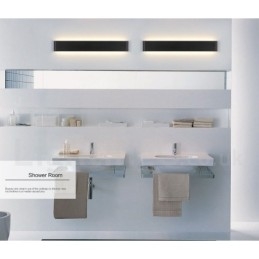 ארוכות מודרניות עכשוויות מנורות ופמוטים לקיר מקורה מתכת מתכת אור IP 44 עבור חדר שינה סלון חדר אמבטיה