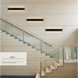 ארוכות מודרניות עכשוויות מנורות ופמוטים לקיר מקורה מתכת מתכת אור IP 44 עבור חדר שינה סלון חדר אמבטיה