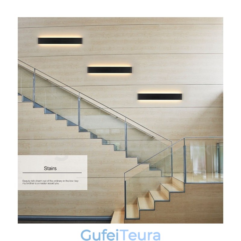 ארוכות מודרניות עכשוויות מנורות ופמוטים לקיר מקורה מתכת מתכת אור IP 44 עבור חדר שינה סלון חדר אמבטיה