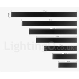 ארוכות מודרניות עכשוויות מנורות ופמוטים לקיר מקורה מתכת מתכת אור IP 44 עבור חדר שינה סלון חדר אמבטיה