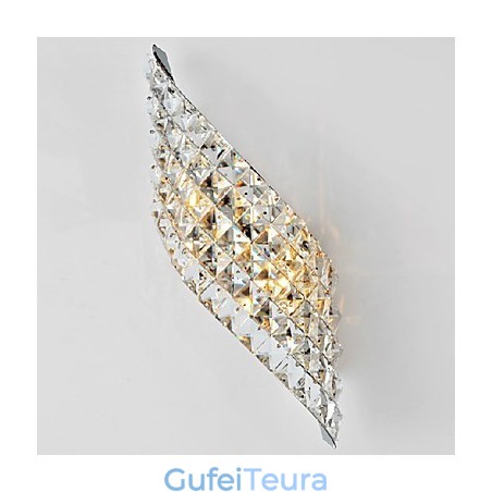 קיר קריסטל חיתוך מודרני חיתוך אלקטרו