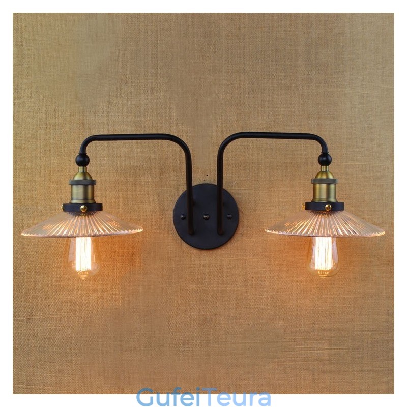 תעשייתי בסגנון נורדי אישיות יצירתית חדר שינה פנים ים תיכוני בית קפה קיר זכוכית מגהץ כפול