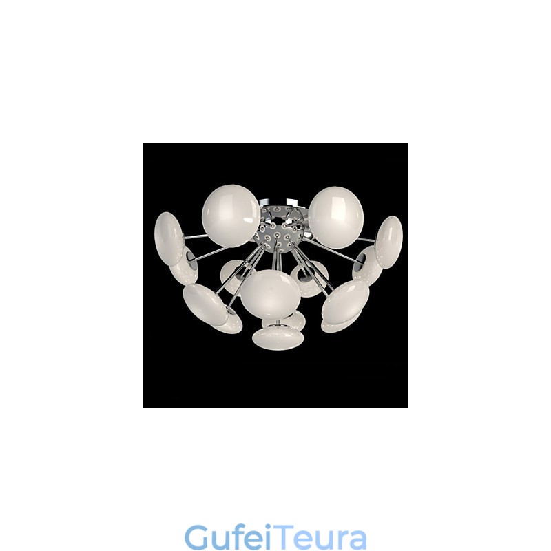 ModernYestaurant מנורת פשוט עגול זכוכית אמנות תליון מנורת סגנון אירופאי