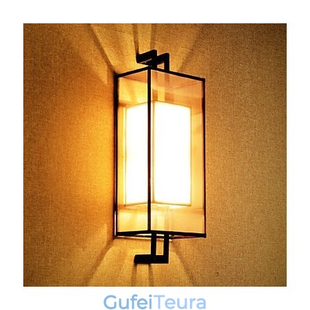 רטרו כפרי נורדי זכוכית מנורת קיר חדר שינה קיר פמוט קיר תעשייתי וינטג' גופי תאורה