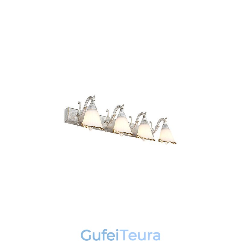 פמוטים קיר תאורת אמבטיה קריאה אורות קיר מיני סגנון כפרי לודג' מתכת