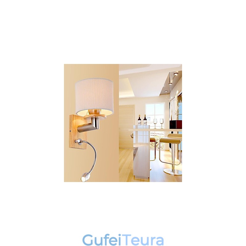 מנורת קיר One Light עם אור קריאה