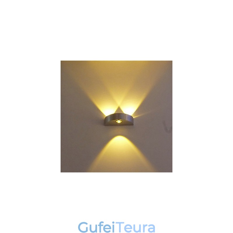 חצי חודש מנורת קיר Creative בר דגם פמוטים קיר מודרני עכשווי מתכת