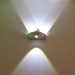 חצי חודש מנורת קיר Creative בר דגם פמוטים קיר מודרני עכשווי מתכת