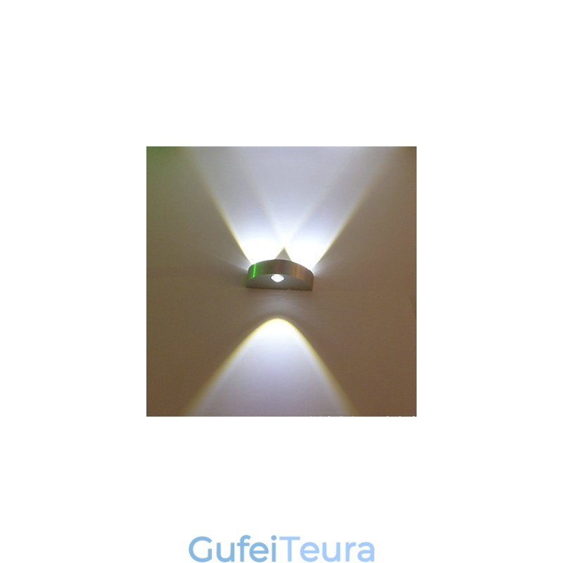 חצי חודש מנורת קיר Creative בר דגם פמוטים קיר מודרני עכשווי מתכת