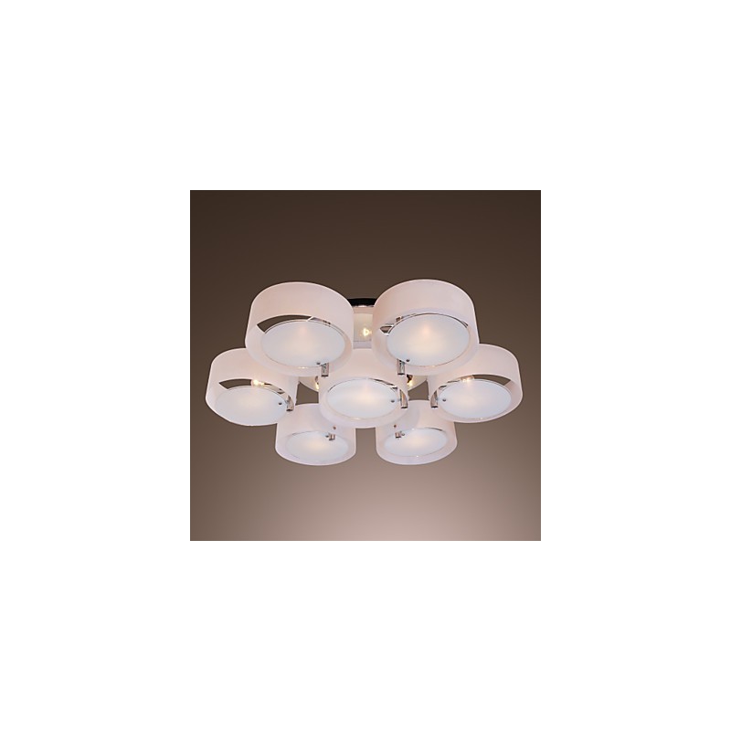 נברשת מתכת מודרנית עכשווית של כרום