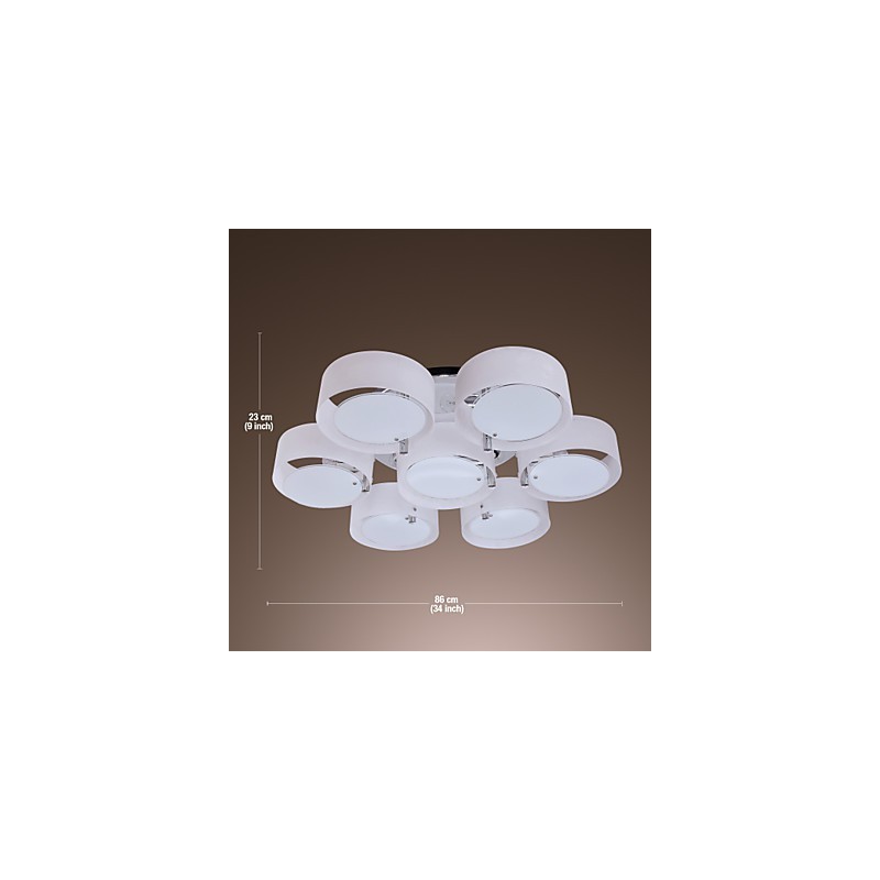 נברשת מתכת מודרנית עכשווית של כרום