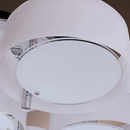 נברשת מתכת מודרנית עכשווית של כרום