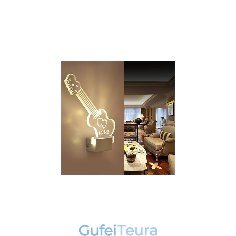 מנורת קיר אקריליק מנורת PVC אור מודרני עכשווי מתכת