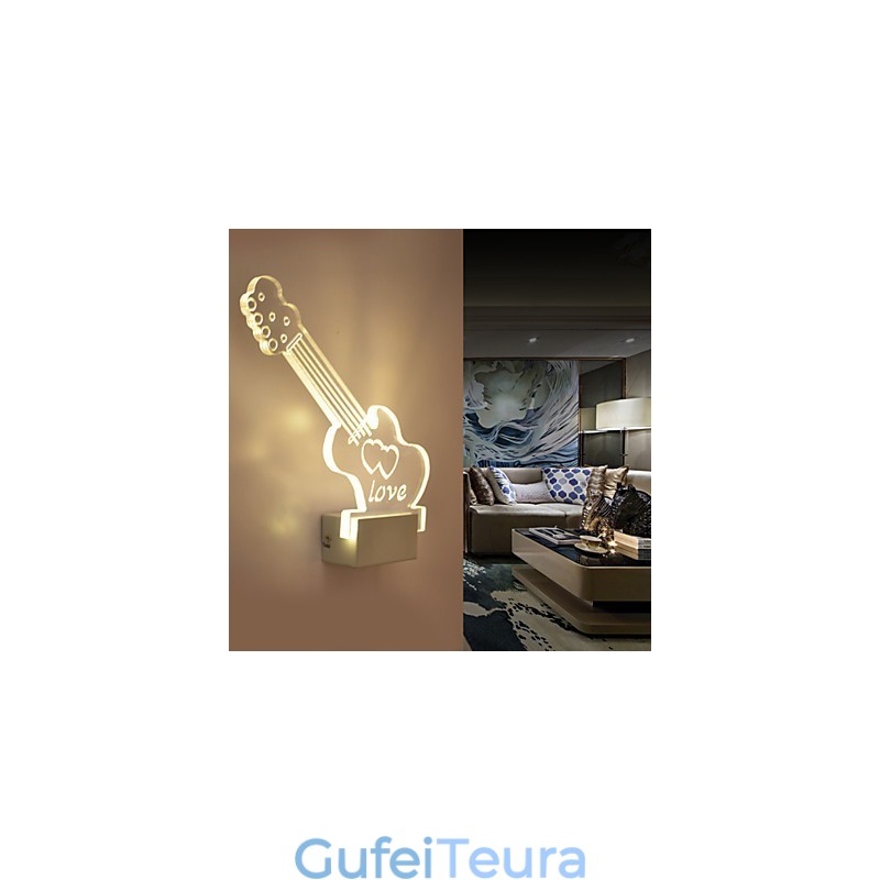 מנורת קיר אקריליק מנורת PVC אור מודרני עכשווי מתכת