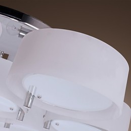 נברשת מתכת מודרנית עכשווית של כרום