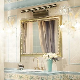 תאורת אמבטיה מנורות קיר קריאה מנורות קיר מיני בסגנון כפרי מתכת