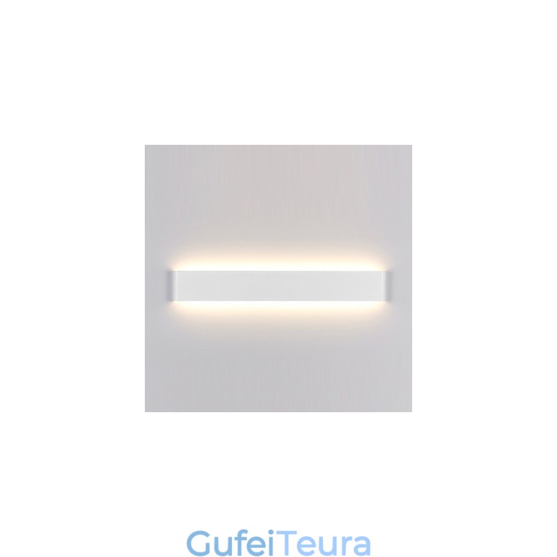 פמוטי קיר מודרניים אור מקורה שחור לבן 72 ס"מ