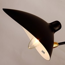 Loft Amercian Countryside בחופשיות אורות קיר וינטג' ליד המיטה ארוך מנורת לימוד עבודה מכאנית לבית