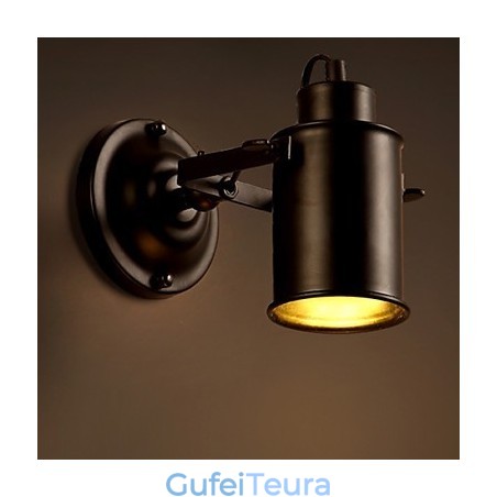 מנורת קיר אמריקאית משחזרת דרכים עתיקות נורות מנורת קיר