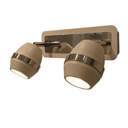 פנסי קיר מודרניים כרום כדוריים מנורות אמבטיה עם 2 נורות