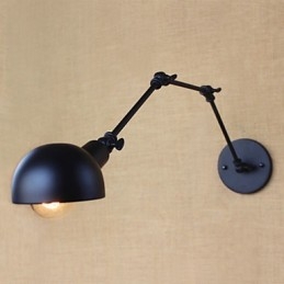 אישיות זרוע ארוכה מתכווננת בר זווית שלוש מנורות סלון רטרו תאורה פמוט קיר דקורטיבי