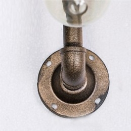 אמריקן וילג' לופט תעשייתי בסגנון אדיסון מנורת קיר אור מנורת רטרו מנורת צנרת מים פמוט קיר